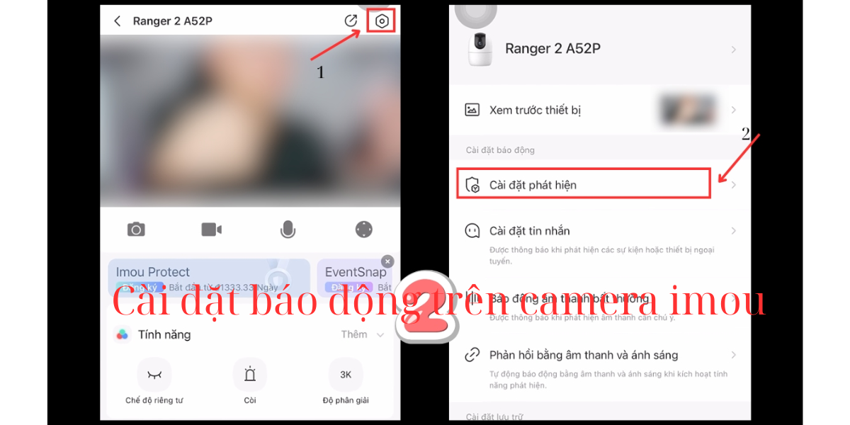 báo động camera imou
