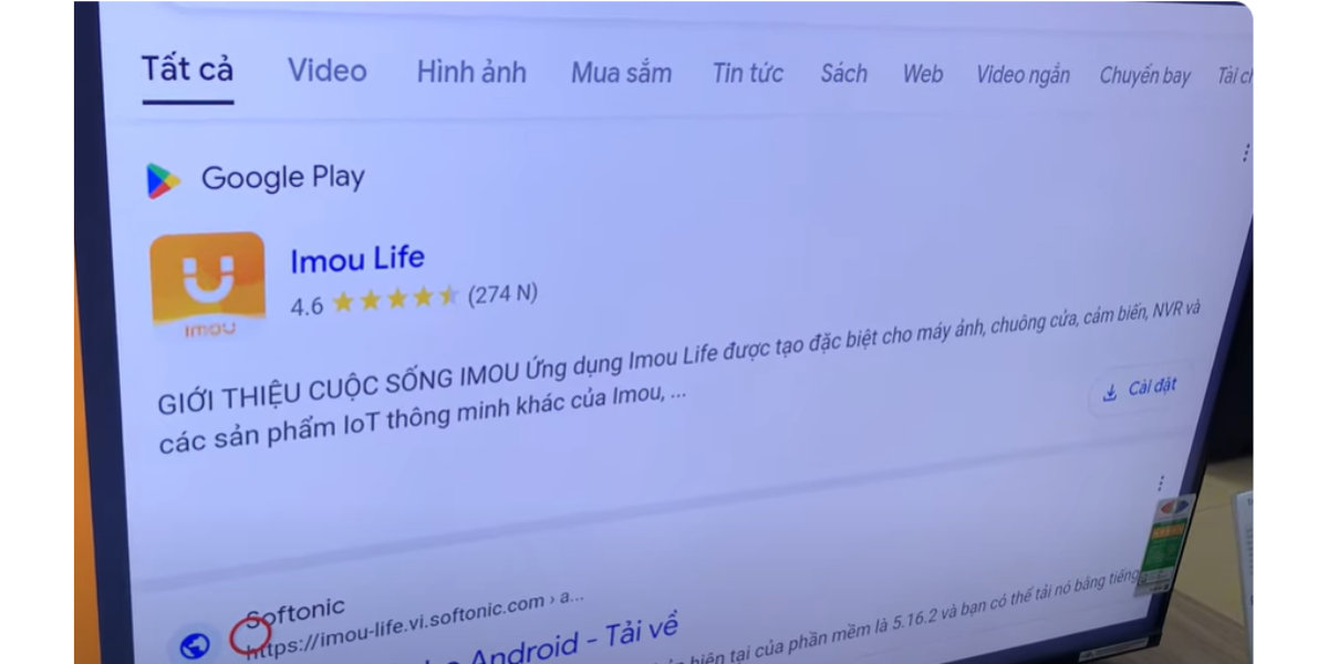Cài đặt camera imou xem trên tivi
